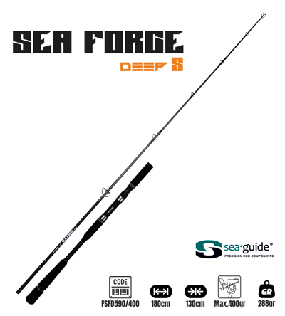 Fujin SeaForce Deep S 180cm Max 400gr Tekne Kamış Tekne Kamışları