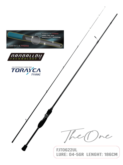 Lrf KamışlarıFujin TheOne 186cm 04-5gr LRF Kamışı 622UL