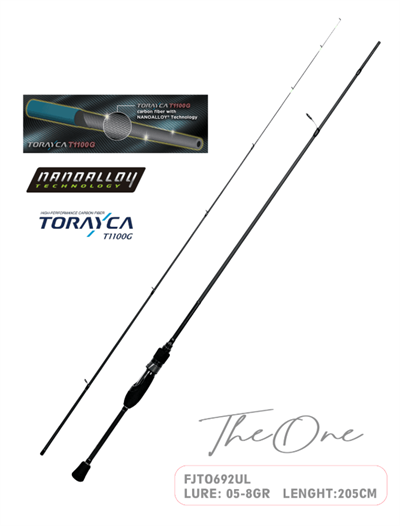 Lrf KamışlarıFujin TheOne 205cm 05-8gr LRF Kamışı 692UL