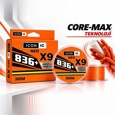 ICON-IC NEO 836 Plus X9 Orange 150m İp Misina İp Misinalar