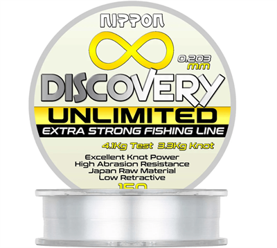 Nippon Discovery Unlimited Japan Line 150 Mt.Natural Misina Monofilament Misinalar