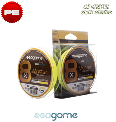 İp MisinalarSeagame Master 8x 300m Fluo Yellow İp Misina - 0.6PE 0.12MM