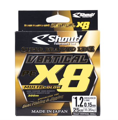 İp MisinalarShout Vertical X8 300M Multicolor İp Misina