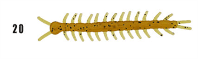 WILY Wily Instinct Worm Sıvılı 55 mm 20 Adetli Silikon Yem Silikon Yemler