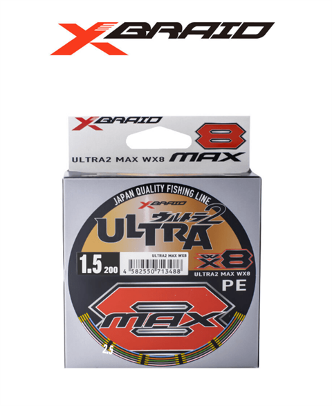 Ygk XBraid Ultra 2 Max PE WX8 200 Mt Multicolor İp Misina