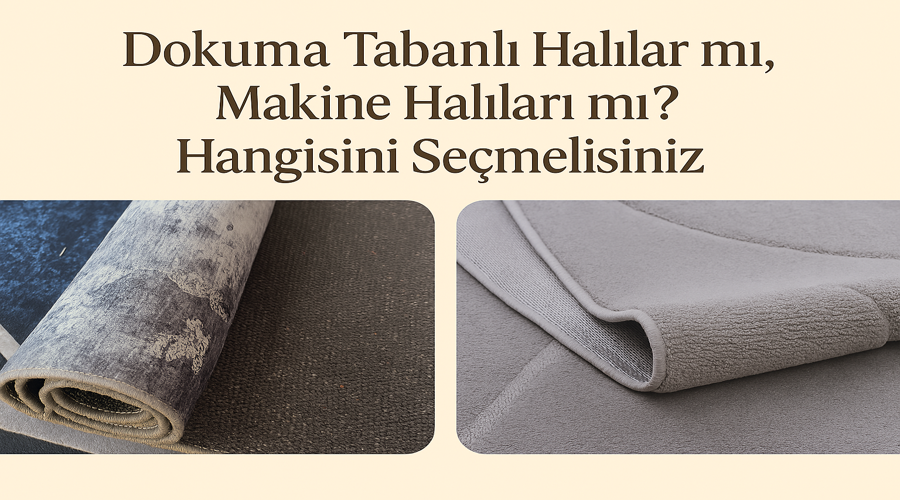 Dokuma Tabanlı Halılar mı, Makine Halıları mı? Hangisini Seçmelisiniz?