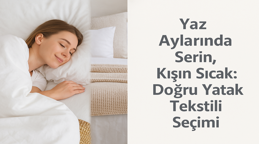 Yaz Aylarında Serin, Kışın Sıcak: Doğru Yatak Tekstili Seçimi
