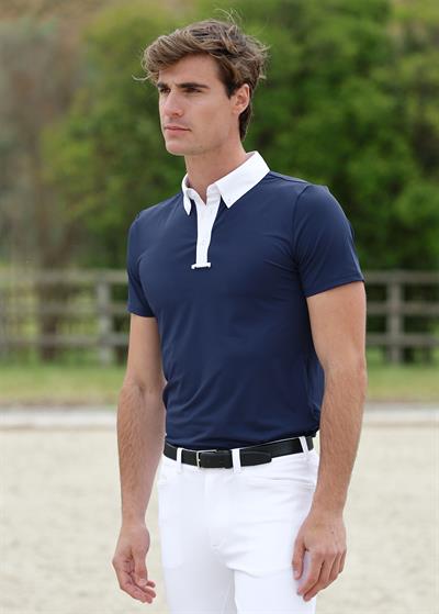 Active Kısa Kollu Yarışma Bluzu (Navy)