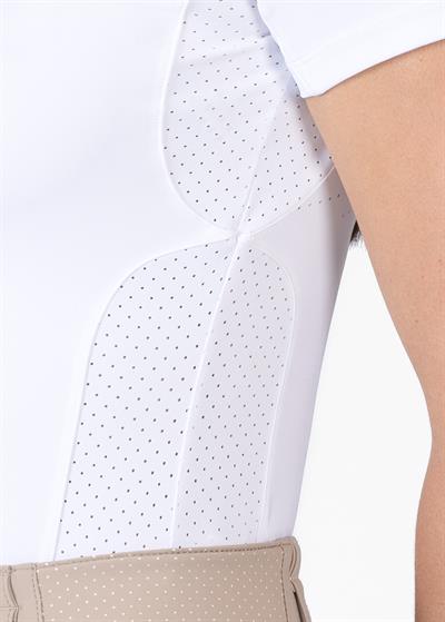 Aero Kısa Kollu Binici Bluzu (Beyaz)