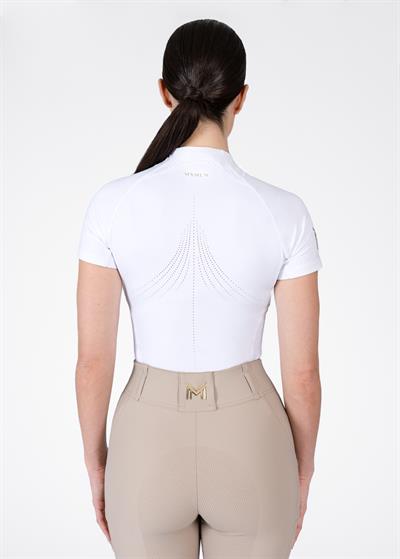 Aero Kısa Kollu Binici Bluzu (Beyaz)