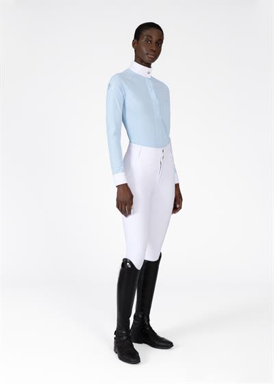 Aira Uzun Kollu Yarışma Bluzu (Aqua)