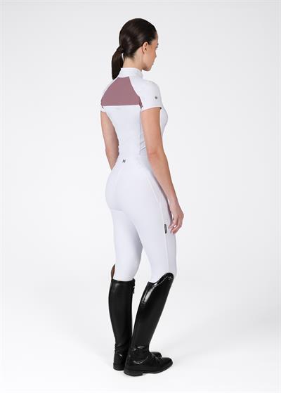 Aveen Yarışma Bluzu (White/Leylak)