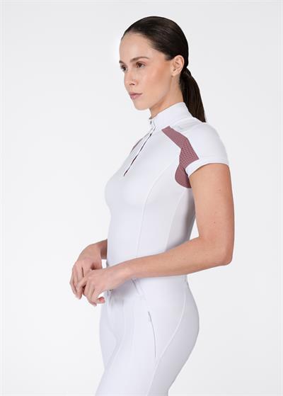 Aveen Yarışma Bluzu (White/Leylak)