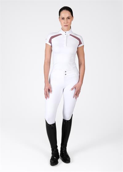 Aveen Yarışma Bluzu (White/Leylak)