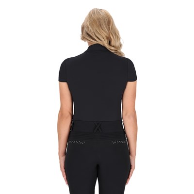 Binici Bluzu - Oakleigh - Siyah - Kısa Kollu