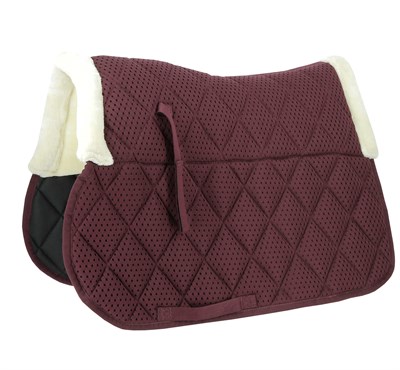 EQUITHÈME Pro Air Eyer Altlığı - Bordo (At Boyu / Full)