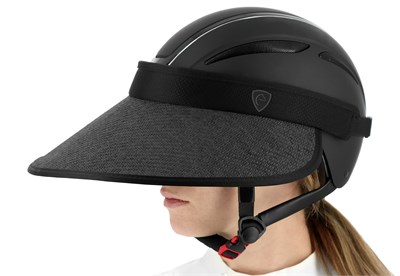 EQUITHÈME UV Protective Visor Kask Siperliği - Siyah