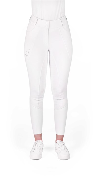Equitheme Elsa Binici Yarışma Pantalonu - Beyaz