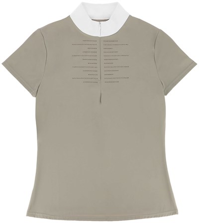 Equitheme Suzanne - Polo Binici Yarışma Bluzu - Taupe