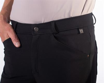 Erkek Binici Pantalonu Siyah Fillip Leg Grip