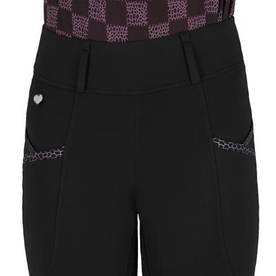 Genç Binici Taytı Lize Full Grip Siyah