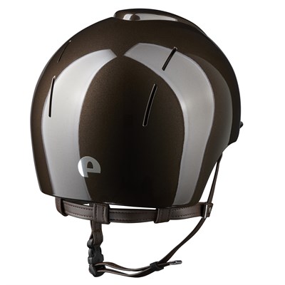KEP Smart Nova Metal Polish Brown - Brown Chinstrap - Size M