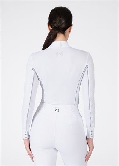 Nova Uzun Kollu Yarışma Bluzu (Beyaz)