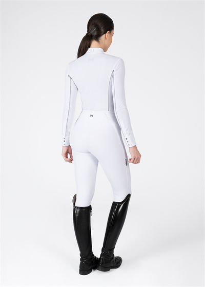 Nova Uzun Kollu Yarışma Bluzu (Beyaz)