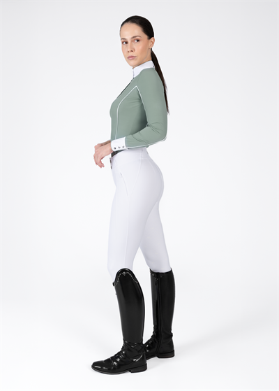 Nova Uzun Kollu Yarışma Bluzu (Mint)