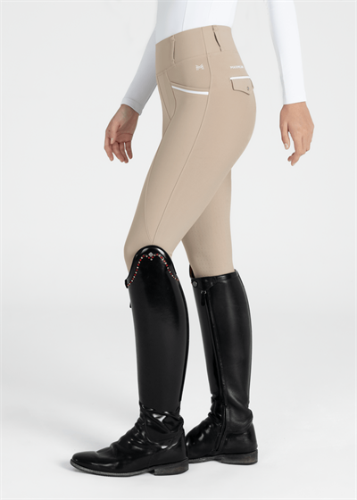 Pro Riding Binici Taytı (Bej) Full Grip