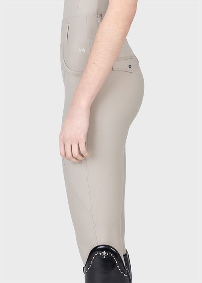 Pro Riding Binici Taytı (Soft Boz Kahverengi) Full Grip