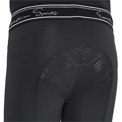 QHP Eden Junior Full Grip Çocuk Binici Taytı - Siyah