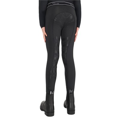 QHP Eden Junior Full Grip Çocuk Binici Taytı - Siyah