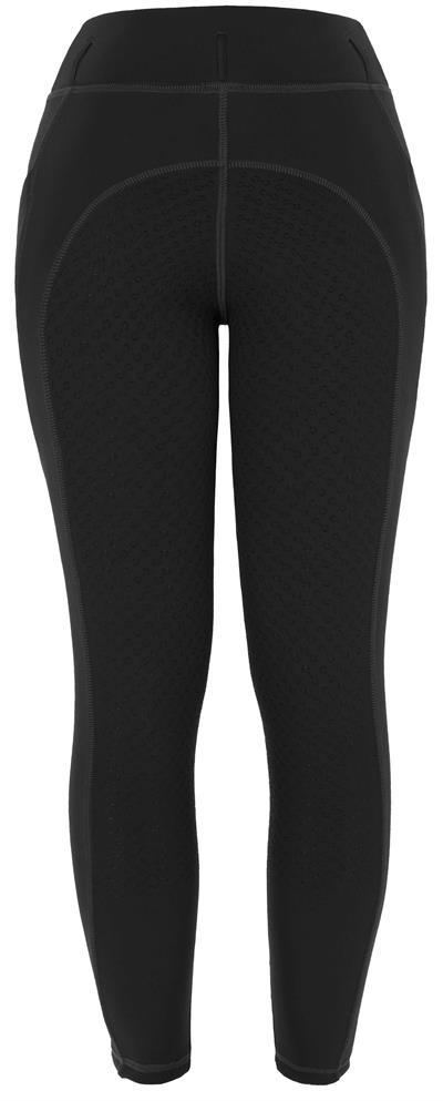 Riding World Volga Full Grip Kışlık Binici Taytı - Siyah