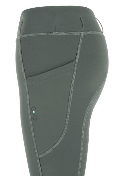 Riding World Volga Full Grip Kışlık Binici Taytı - Yeşil