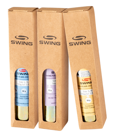 Swing Havalı Güvenlik Yelekleri Yedek Hava Kartuşu Tüp P25 Air