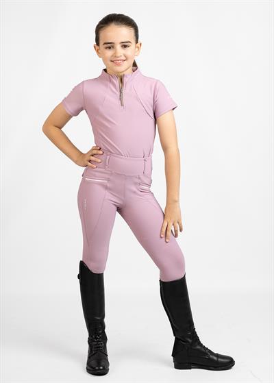 YR Kısa Kollu Bluz (Leylak)