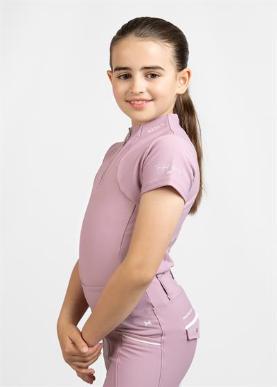 YR Kısa Kollu Bluz (Leylak)