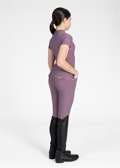 YR Kısa Kollu Bluz (Mürdüm)