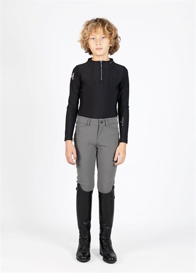 YR Performance Genç Binici Pantalonu (Gri) Full Grip