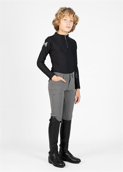YR Performance Genç Binici Pantalonu (Gri) Full Grip