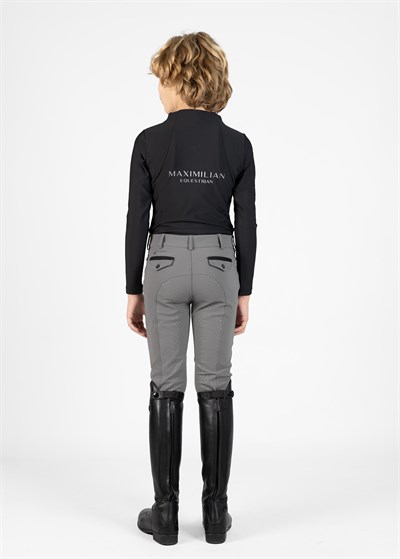 YR Performance Genç Binici Pantalonu (Gri) Full Grip