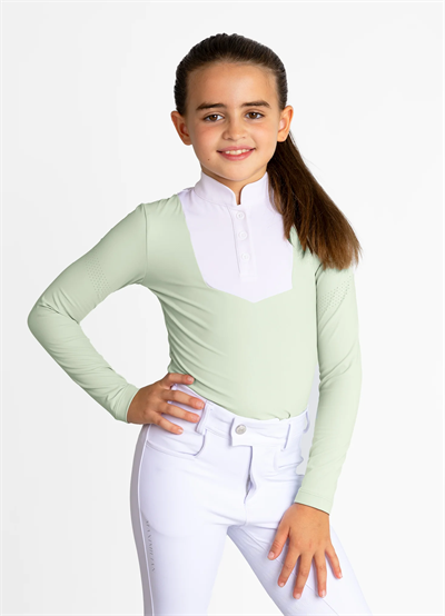 YR Sienna Uzun Kollu Yarışma Bluz (Adaçayı Yeşili)