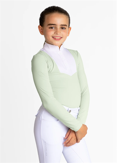 YR Sienna Uzun Kollu Yarışma Bluz (Adaçayı Yeşili)