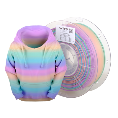 Apex3D Gökkuşağı PLA+ Filament - Tatlı Krizi 1 Kg 1.75mm