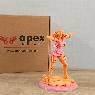 Apex3D Gradyant PLA+ Filament - Şeftali Ateşi 1 Kg 1.75mm