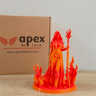 Apex3D Gradyant PLA+ Filament - Alev Topu 1 Kg 1.75mm