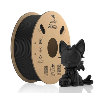 Creality Ender Fast PLA Siyah Filament 1.75mm 1000gr