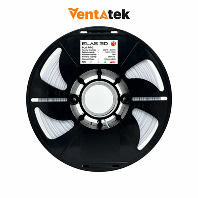 Elas 3D Beyaz PLA Pro Filament - 1.75mm - 1 Kg