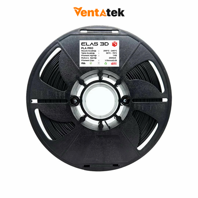 Elas 3D Siyah PLA Pro Filament - 1.75mm - 1 Kg